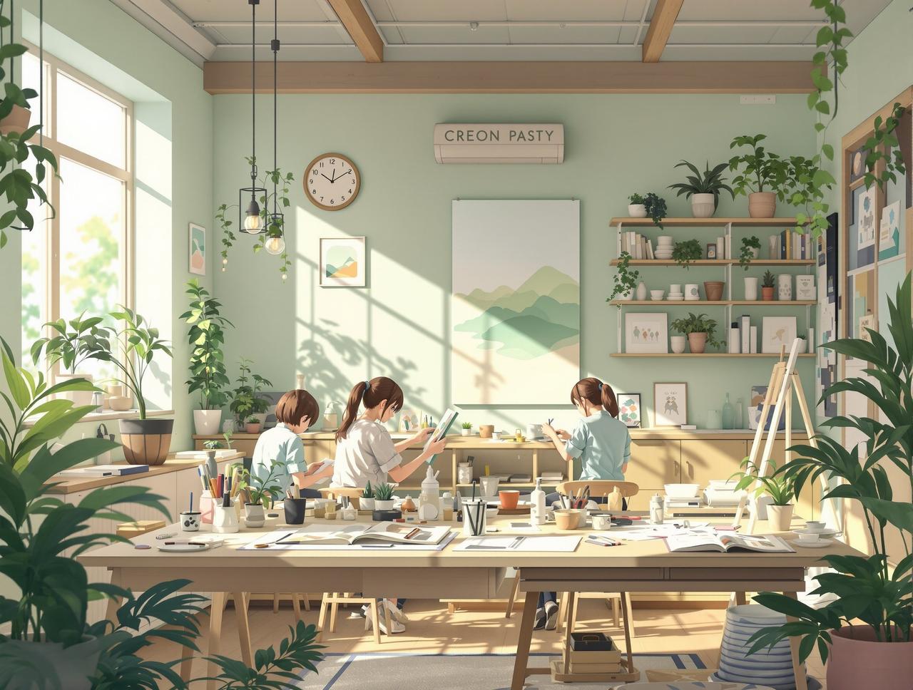 黄果AI漫剧 - 品牌故事 黄果AI漫剧品牌故事 - 动画工作室创作场景